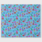 海の下 ラッピングペーパー (フラット)