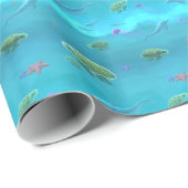 海の下 ラッピングペーパー (ロールコーナー)