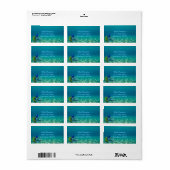 海の下 ラベル (フルシート)