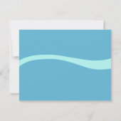 海の下,リトル·マーメイド·パーティの招待状 招待状 (裏面)