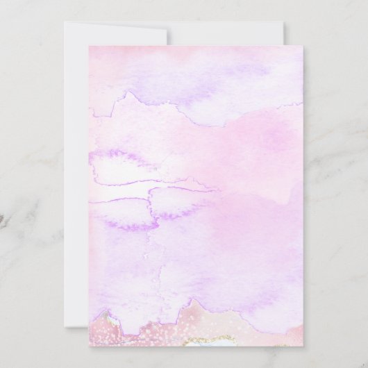 海の下、亀の二歳の誕生日。 招待状 (裏面)