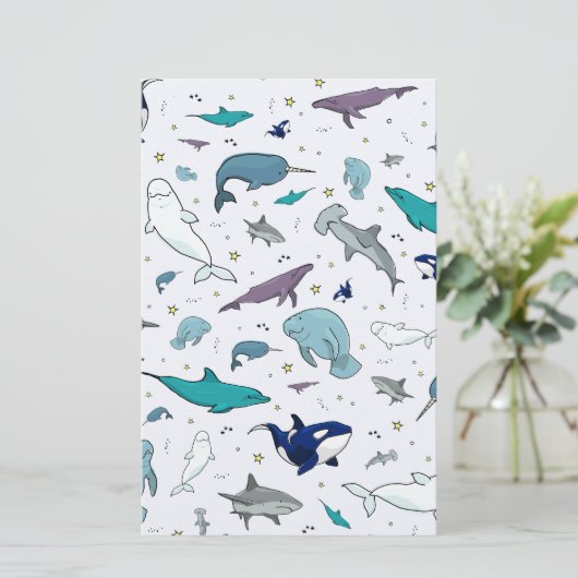 海の下 便箋 (スタンド正面)