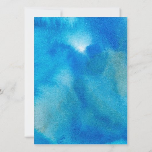 海の下 招待状 (裏面)