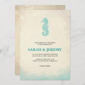 海の下 招待状 (正面/裏面)