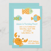 海の下 招待状 (正面/裏面)