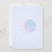 海の下：海の下の最初の誕生日パーティー 招待状 (裏面)