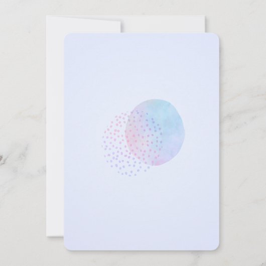 海の下:海の下の最初の誕生日パーティー 招待状 (裏面)