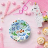 海の下 |海の生き物の赤ちゃんシャワー ペーパーボウル (パーティー)