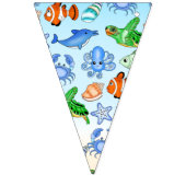 海の下 |海の生物 バンティングフラッグ (第2の旗)