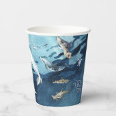 海の下 |海の赤ちゃん 紙コップ (裏面)