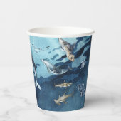 海の下 |海誕生日パーティー 紙コップ (裏面)