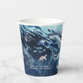 海の下 |海誕生日パーティー 紙コップ (正面)