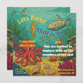 海の下 – 潜水艦 シーズンカード (正面/裏面)