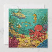 海の下 – 潜水艦 シーズンカード (裏面)