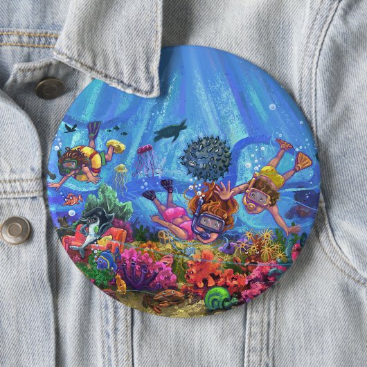 海の下 缶バッジ (インサイチュ)