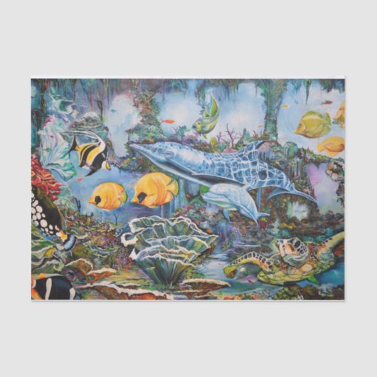 海の下 薄葉紙 (正面)