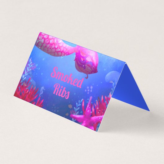 海の下 – Mermaid – 食品ラベル (正面)