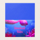 海の下 – Mermaid – 食品ラベル (外部フラット)