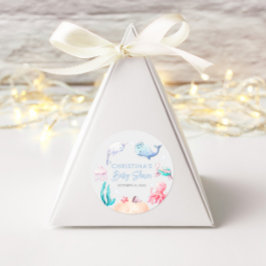 ～海の下～ nautical ベイビーシャワー ラウンドシール