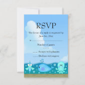 海の下RSVP 出欠カード (正面)