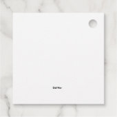 海の世界、海の下航海の。 フェイバータグ (裏面)