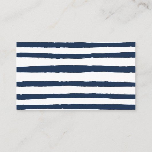 海の中でかわいい赤ちゃんシャワーベビー エンクロージャーカード (裏面)