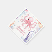 海の中でキュート スタンダードカクテルナプキン (角)