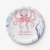 海の中でキュート ペーパープレート (正面)