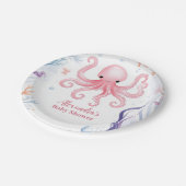 海の中でキュート ペーパープレート (アングル)