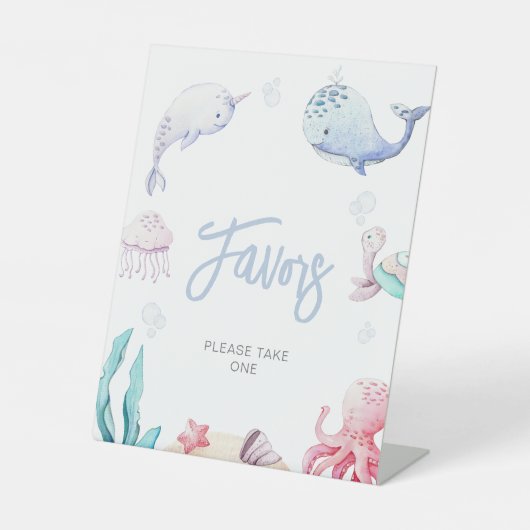 海の中でシャワー航海のを浴びる 台座サイン (正面)