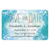 海の中で我々の救日付 マグネット (横)