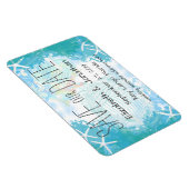 海の中で我々の救日付 マグネット (右側)