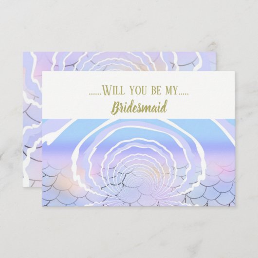 海の中で私の花嫁になってくれ 招待状 (正面/裏面)