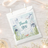 海の中で赤ちゃん海シャワーを浴びる フェイバーバッグ (クリップ留めされた状態)