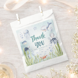 海の中で赤ちゃん海シャワーを浴びる フェイバーバッグ