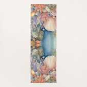 海の中で魚の殻の下で ヨガマット (裏面)