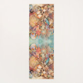 海の中で魚の殻の下で ヨガマット (裏面)