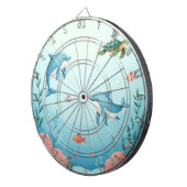 海の中のかわいい子たち ダーツボード (正面右)