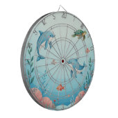 海の中のかわいい子たち ダーツボード (正面左)