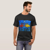 海の中のたくさんの魚 Tシャツ (正面フル)