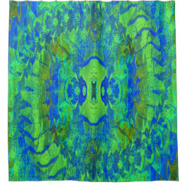 海の中ののぞき見.... シャワーカーテン