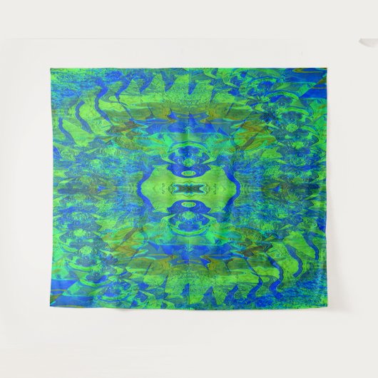 海の中ののぞき見.... タペストリー (正面(横))