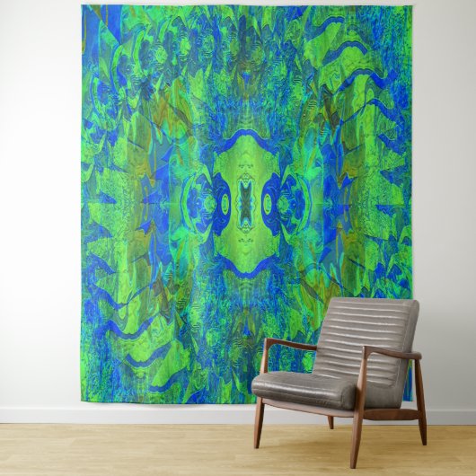 海の中ののぞき見.... タペストリー (インサイチュ)