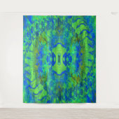 海の中ののぞき見.... タペストリー (正面)