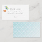 海の中のオーシャン絵本 赤ちゃん用カード エンクロージャーカード (正面/裏面)