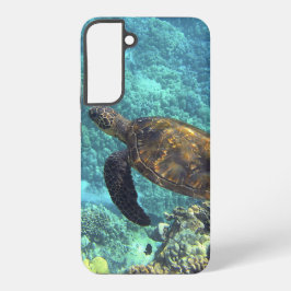 海の中のカメ SAMSUNG GALAXY S22+ケース