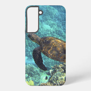 海の中のカメ SAMSUNG GALAXY S22+ケース
