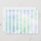 海の中のスプラッシュ 誕生日ありがとうカード サンキューカード (裏面)