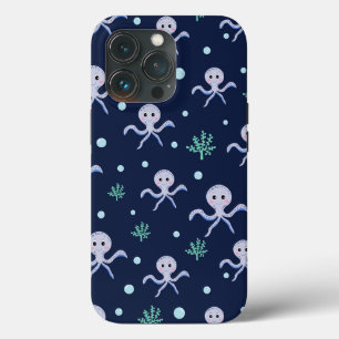 海の中のタコの子供柄 iPhone 13 PROケース