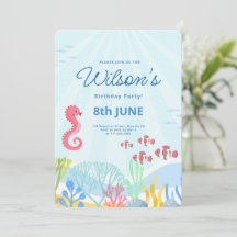 海の中のパーティー, 海の動物の誕生日